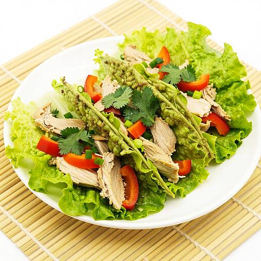 Vibrant Chicken Lettuce Wraps