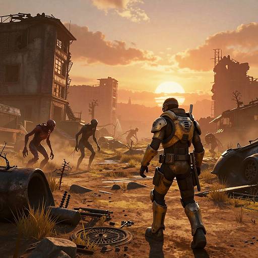 Fallout 5 Post-Apocalyptic Gameplay Scene