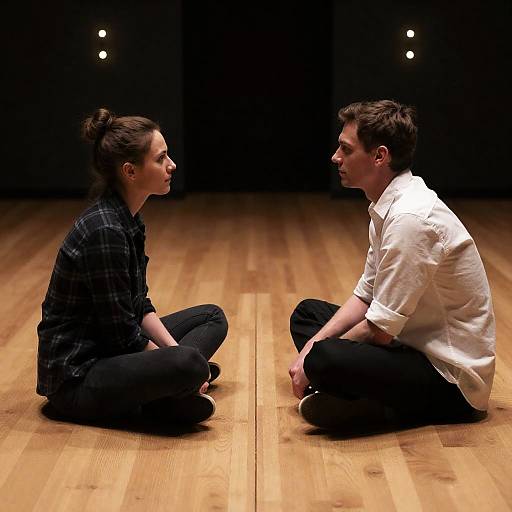 Intimate Conversation in a Dim Room