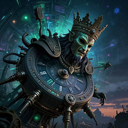 Celtic Futurism Time Machine Surrealism