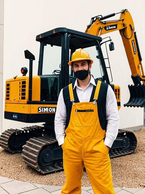 Man in Simon the Digger Costume