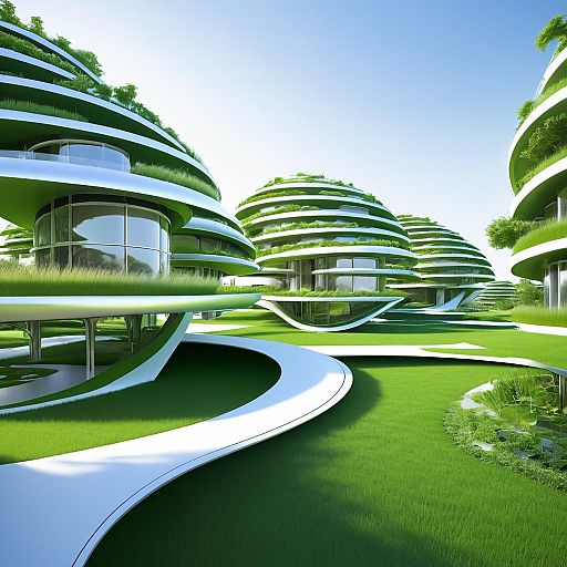 Futuristic Sustainable Community Design Futuristic Sustainable Community Design