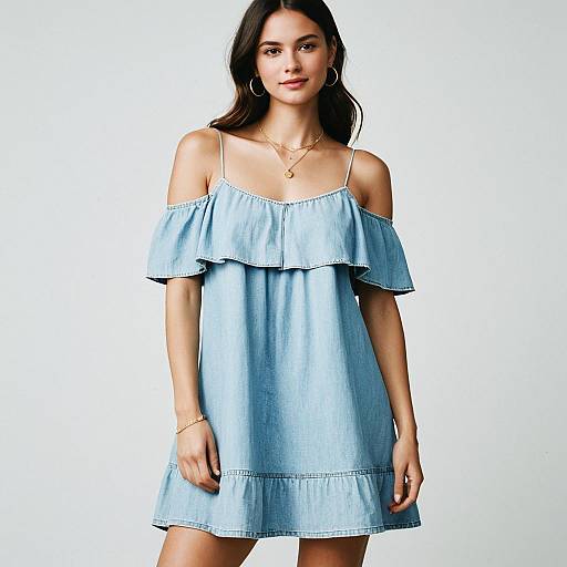 Casual Summer Denim Dress Style
