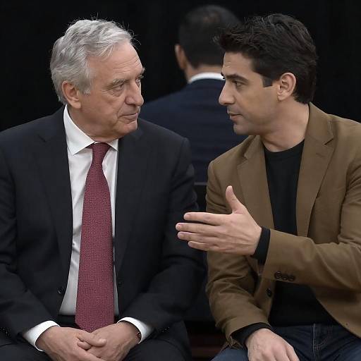 Two Men in Conversation