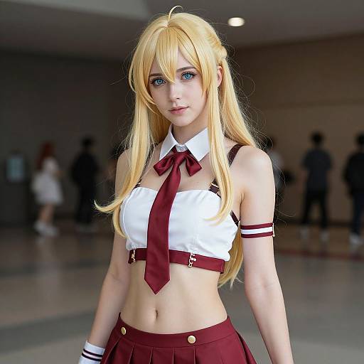 Realistic Milky Rose Cosplay Photo