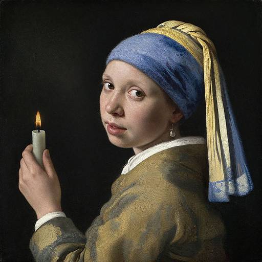 Gerrit Dou's Old Woman with Candle