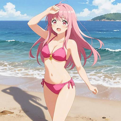 Vibrant Anime Zero Two Swimsuit