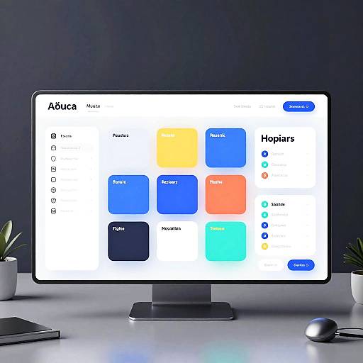 Futuristic AI-Generated Web Layout