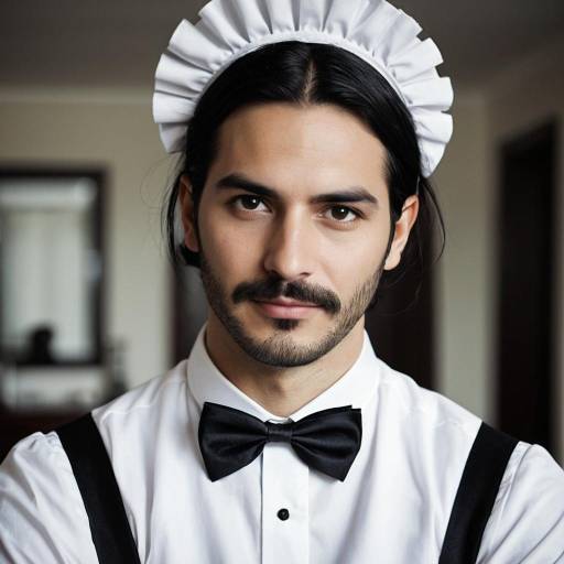 Realistic Male in French Maid Outfit