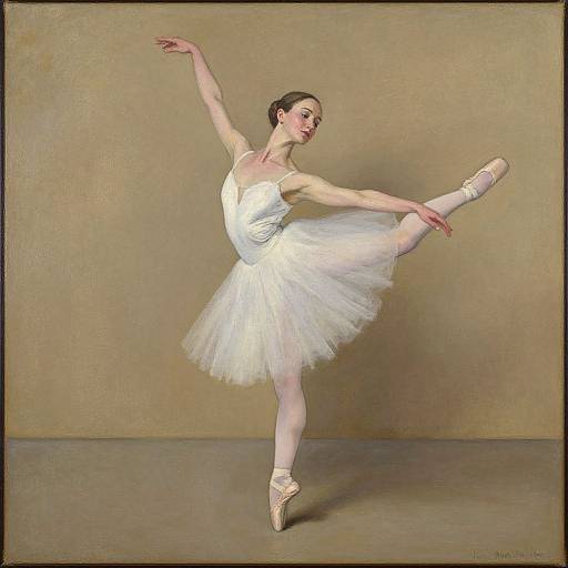 Figurative Ballerina Painting