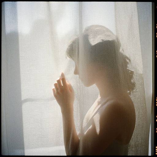 Shadow Through Linen Retro Film