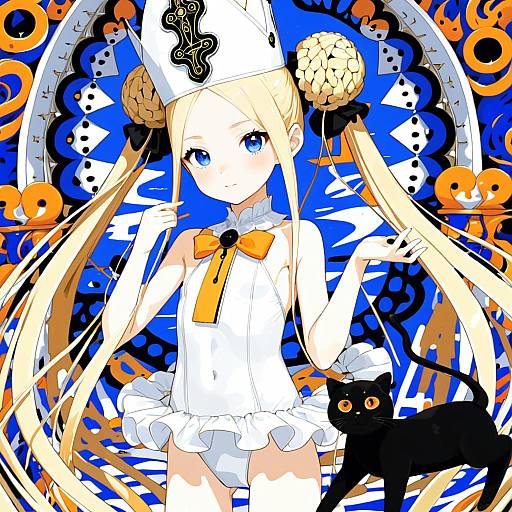 Illustration of Abigail williams (swimsuit foreigner) (second ascension) (fate), fate/grand order in the style of Hazuki natsu