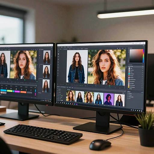 AI Photo Editor Multi-Layer Workspace