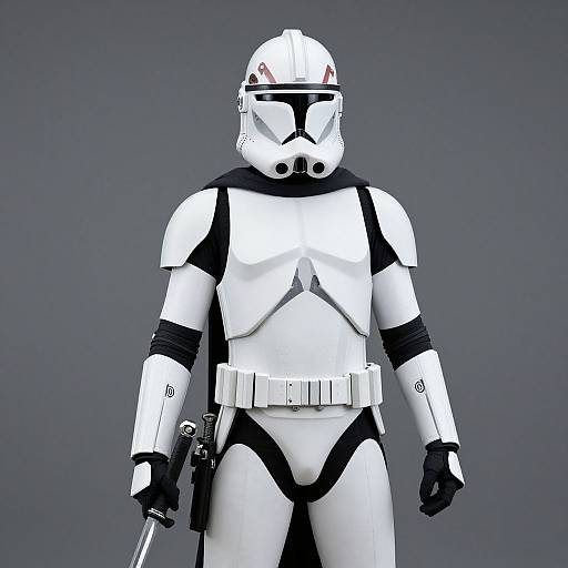 Padme Clone Wars Cosplay with Sword