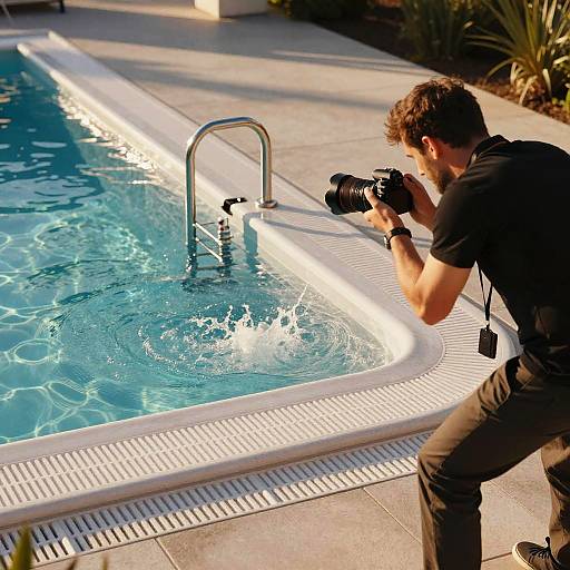 Photorealistic Fiberglass Pool Photography