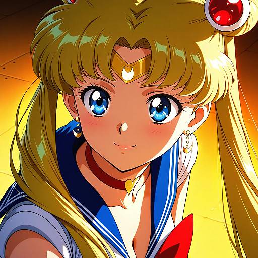Ultra Detailed Anime Portrait of Sailor Moon