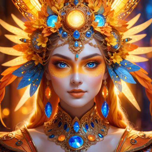 Glowing Fantasy Portrait of a Woman