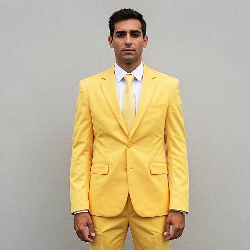 Man in Yellow Day Man Suit