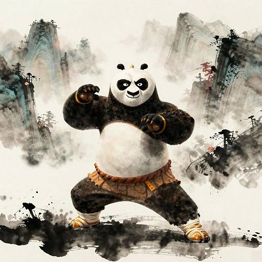 Kung Fu Panda Han in Misty Dojo