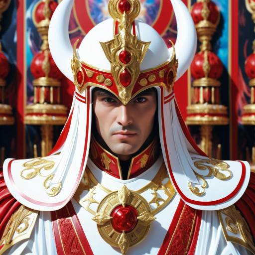 Epic Concept Art of Saint Seiya's Grand Pope