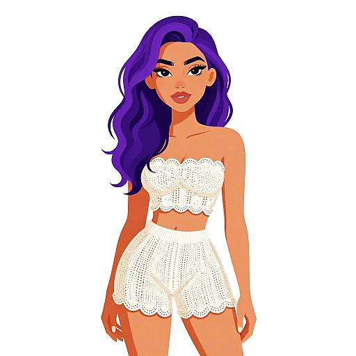 Modern Summer Chic Woman Outfit