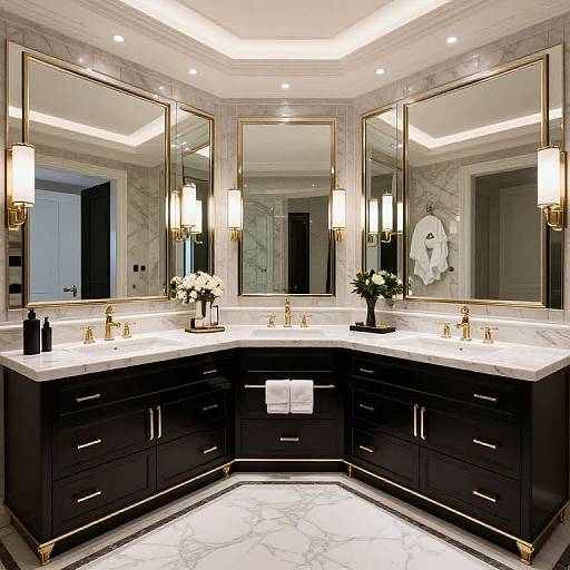 Luxury Master Bathroom with Double Vanity