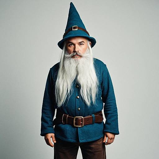 Whimsical Gnome Costume Character Portrait