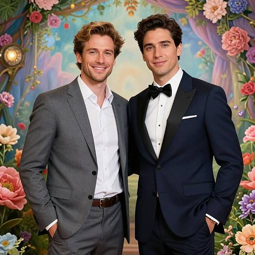 Romantic Duo in Dreamy Art Styles