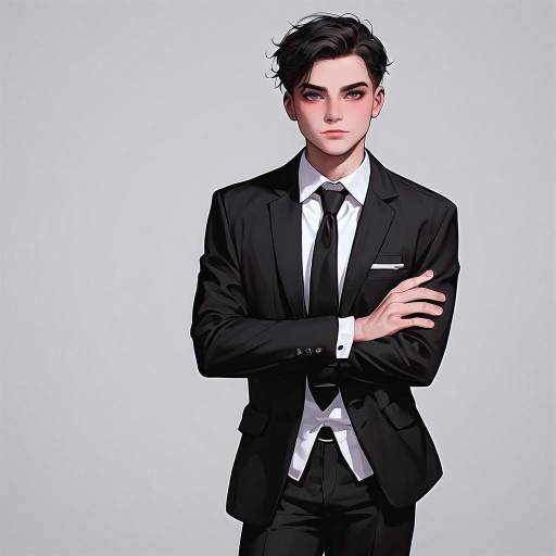 Young Boy in Formal Suit