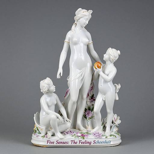 Meissen Porcelain Sculpture: Five Senses