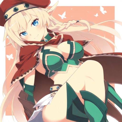 Illustration of Alleyne (queen's blade), queen's blade in the style of Hazuki ruu