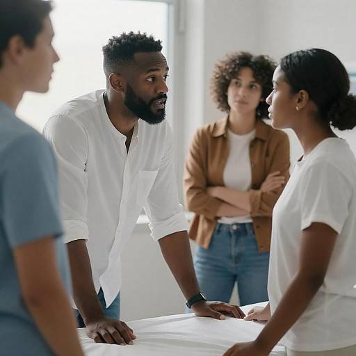 Hospital Room Discussion Among Medical Team