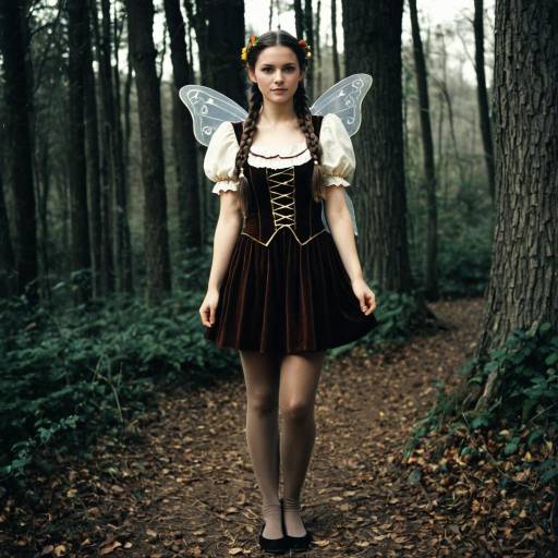 Enchanting Woman in Fairy Tale Costume