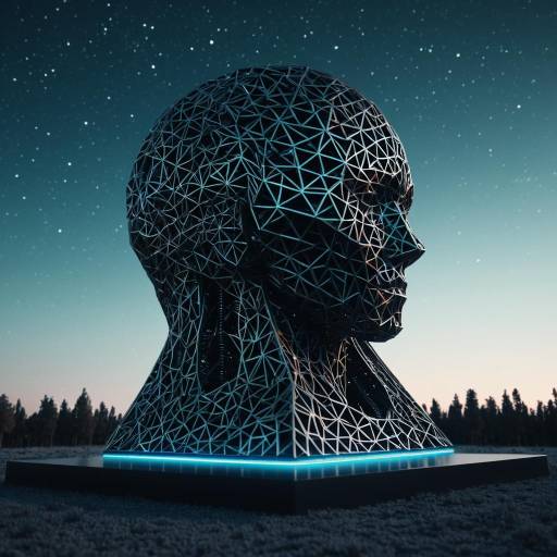 Obscure Machine Learning Sculpture in Cyberspace