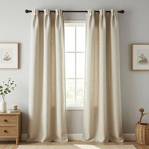 Cozy Primitive Country Bedroom Curtains