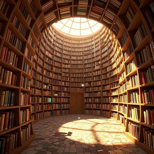 Surreal Cyberpunk 3D Spiral Library