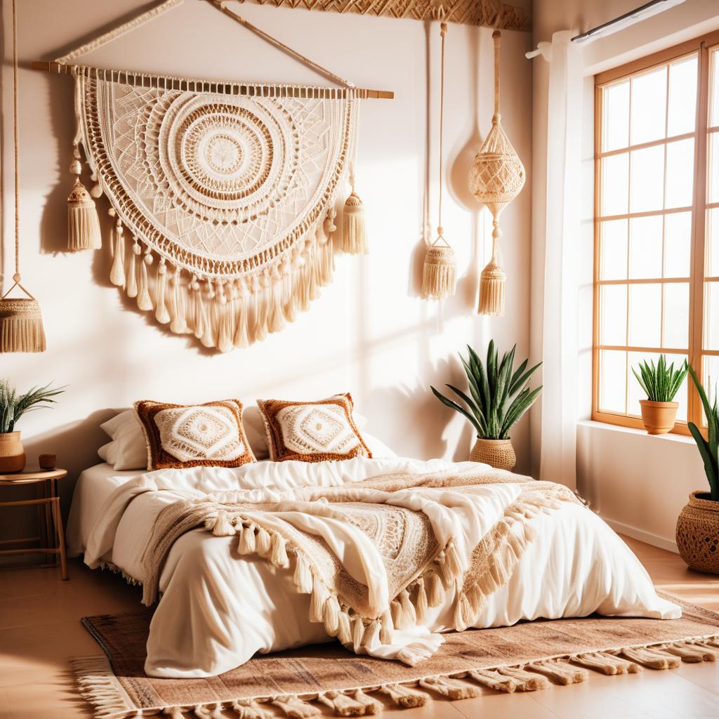 Luxurious Bohemian Bedroom in Film Photography