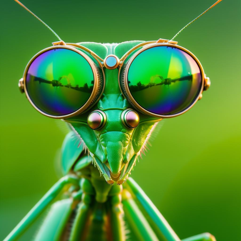 Aviator Mantis: UHD Macro Photography