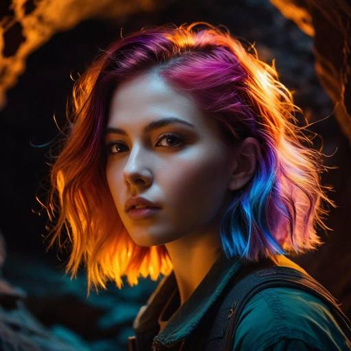 Enchanting Portrait in a Hidden Cavern