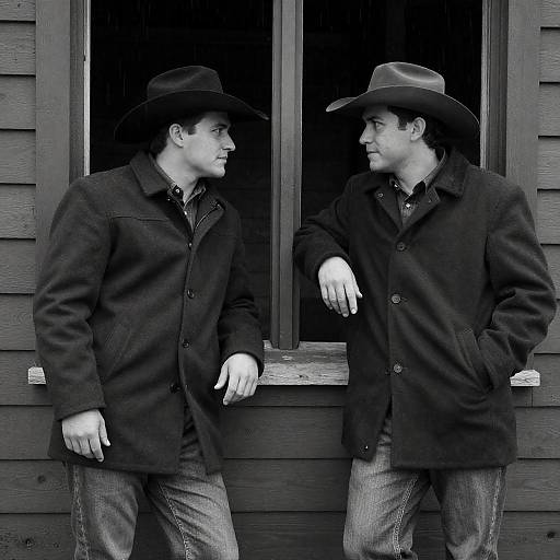 Intense Cowboy Interaction in Rain