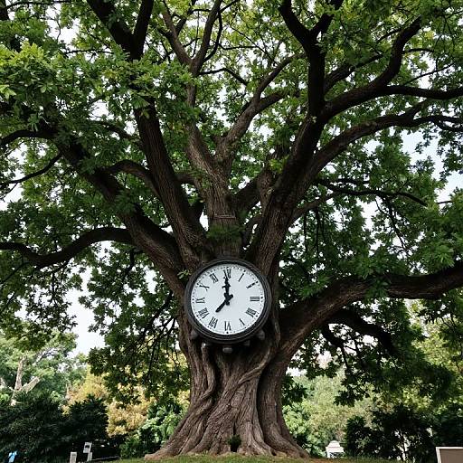 Colossal Tree as Living Clock