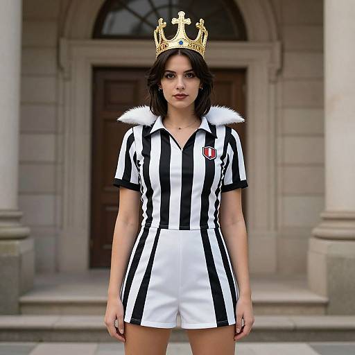 Queen in Referee Uniform