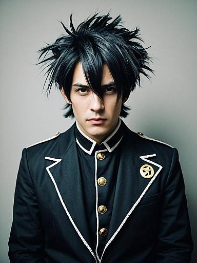 Edgar Cut Hairstyle Cosplay Portrait