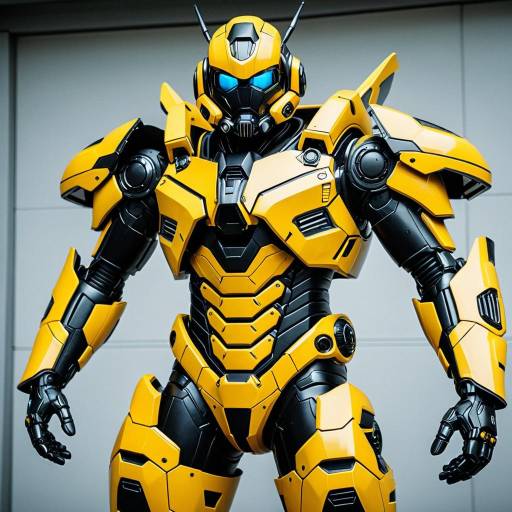Animated Bumblebee Cosplay Mech Suit