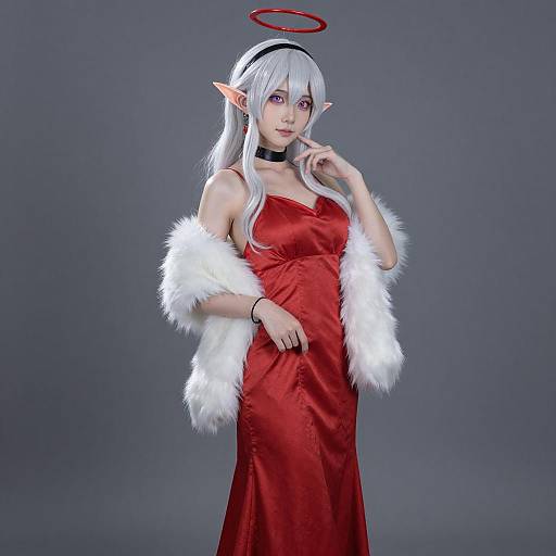 Cosplay photo of mutsuki (dress) (blue archive). Costume clothes