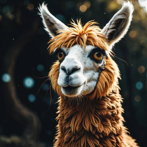 Surreal Llama Muppet in Miyazaki Style Surreal Llama Muppet in Miyazaki Style