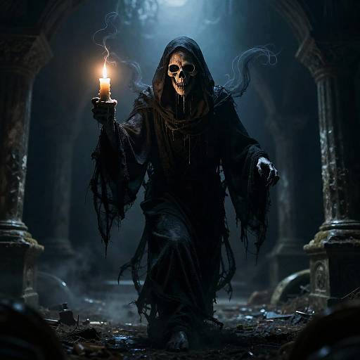 Candlelit Wraith of Sunken Catacombs