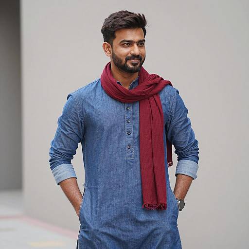 Casual Male Outdoor Fashion Portrait