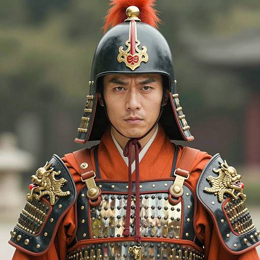 Photorealistic Josuke Warrior Portrait