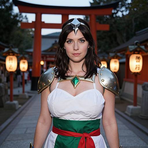 Twilight Princess Cosplay at Japanese Shrine